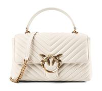 PINKO Love Lady Borsetta Vera Pelle 25 cm bianco