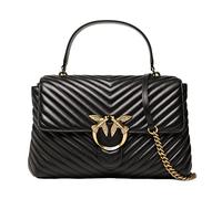 PINKO BORSA BIG LADY LOVE PUFF CHEVRON donna nero 100042A0GK TU