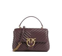 Pinko Love Lady Puff Classic Borsa a mano marrone, pelle di pecora, donna