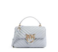 Pinko Love Lady Puff Mini Borsa a mano blu, pelle di pecora, donna