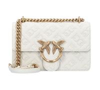 PINKO Love One Borsa a tracolla Pelle 21 cm bianco seta-antique gold (TAS023745)