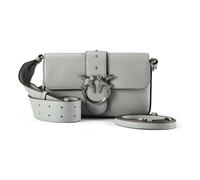 PINKO Love One Borsa a tracolla Pelle 22 cm grigio