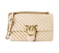 PINKO Love One Borsa a tracolla Pelle 26.5 cm beige
