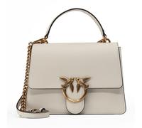 PINKO Love One Borsetta Pelle 25 cm bianco