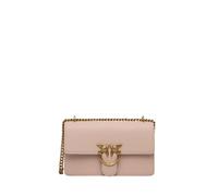 Pinko Love One Classic Borsa a spalla rosa antico, pelle, donna