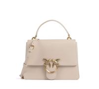 Pinko Borsa a mano Love One Top Handle Classic pelle di vacchetta finemente grana 25 cm Écru