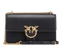 Pinko Love One Classic DC Vitello SE, Borsa Donna, Z99Q Nero-Antique Gold, U