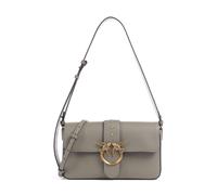 Pinko Love One Classic Slouchy Borsa a spalla marrone, pelle di vacchetta finemente grana, donna