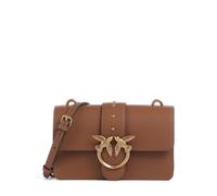 Pinko Love One Mini Borsa a tracolla marrone, pelle di vitello finemente grana, donna
