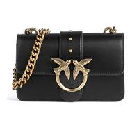 Pinko Love One Mini C Vitello Seta, Borsa Donna, Z99Q_Nero-Antique Gold, U