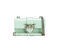 PINKO Love One Mini Cl Pelle Sfumata Pastel Green-old Silver Taglia: OS | Pochette Outlet | Donna | Grigio