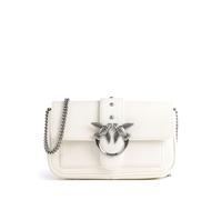 Pinko Love One Pocket Portafoglio bianco, pelle a grana fine, donna