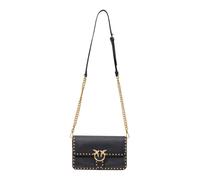 PINKO - Love One Slouchy MN Studs SMA - - Bags - Donna - Nero - ONE SIZE