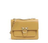 Pinko Love One Soft Big Borsa a spalla giallo, pelle di vitello finemente grana, donna