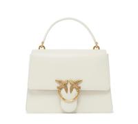 Pinko Love One Top Handle Classic LI, Borsa Donna, Z14Q_Bianco Seta-Antique Gold, U