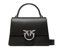Pinko Love One Top Handle Classic LI, Borsa Donna, Z99O_Nero-Old Silver, U