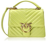 Pinko, LOVE ONE TOP HANDLE MINI LIGHT Donna, S69Q_GIALLO CEDRO-ANTIQUE GOLD, size