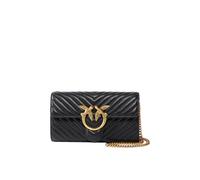Pinko Love One Borsa a tracolla nero, pelle, donna