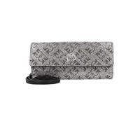 PINKO Love Pochette Vera Pelle 19.5 cm color argento