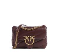Pinko Love Puff Baby Borsa a spalla marrone, pelle di pecora, donna