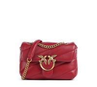 Pinko Love Puff Baby Borsa a spalla rosso, pelle di pecora, donna