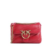 Pinko Love Baby Puff Trapuntata Borsa a Tracolla in Pelle Rossa