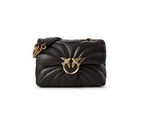 PINKO Love Puff Borsa a spalla Vera Pelle 30 cm nero