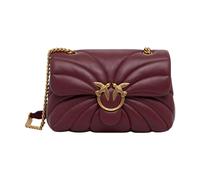 Pinko Love Puff Classic Borsa a spalla rosso, pelle di pecora, donna