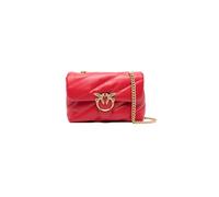 Pinko Love Puff Classic CL Sheep Nappa, Borsa Donna, R30Q_Rosso-Antique Gold, Taglia Unica