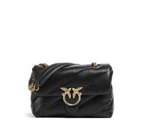 Pinko Love Puff Classic New Buckle Borsa a spalla nero, pelle di pecora, donna