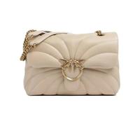 PINKO Love Puff Borsa a tracolla Pelle 30 cm beige