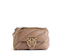 Pinko Love Puff Mini Borsa a spalla marrone, pelle di pecora, donna