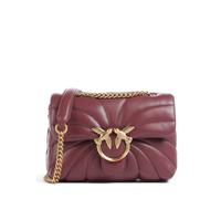 Pinko Love Puff Mini Borsa a spalla viola, pelle di pecora, donna
