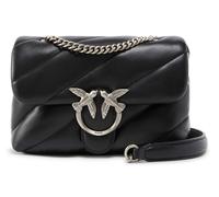 PINKO Love Puff Mini CL Sheep Nappa S Black - Old Silver