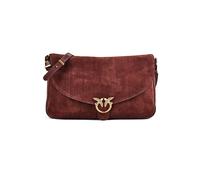 PINKO Love Satchel Big Borsa a tracolla Vera Pelle 35 cm rosso