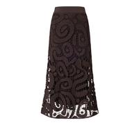 PINKO - Maestrale Crochet Midi Skirt - - Skirts - Donna - Marrone - M