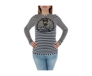 PINKO - Maglia a Righe Blu con Scollo Rotondo - - Tops - Donna - Blu - S