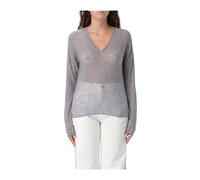 PINKO - Maglia scollo a V - - Knitwear - Donna - Grigio - M