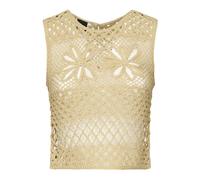 PINKO - Maglia Traforata all`Uncinetto - - Tops - Donna - Giallo - M