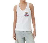 PINKO - Magliette Bianca in Cotone con Logo Frontale - - Tops - Donna - Bianco - S