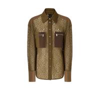PINKO - Magliocco Camicia Pizzo e Cotone - - Blouses & Shirts - Donna - Multicolore - XS
