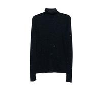 PINKO - Maglione Dolcevita in Lana Moss - - Knitwear - Donna - Blu - M