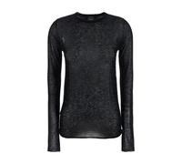 PINKO - Maglione Nero con Strass a Manica Lunga - - Knitwear - Donna - Nero - M