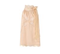 PINKO, ,Tops ,Donna ,Beige ,S Top Halterneck con Pizzo
