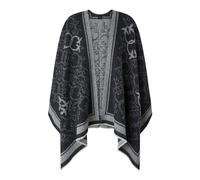 PINKO - Mantella con motivo logo Love Birds - - Jackets - Donna - Nero - ONE SIZE