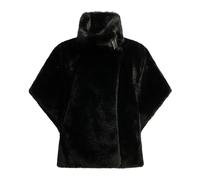PINKO - Mantella in pelliccia - - Jackets - Donna - Nero - M