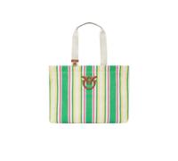 PINKO - Maxi Shopper Rayas - - Bags - Donna - Multicolore - ONE SIZE