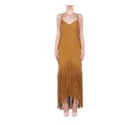PINKO - Badia Abito Tela Viscosa Washe - - Dresses - Donna - Marrone - M
