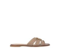 PINKO - Milly Leather Slide - - Shoes - Donna - Marrone - 39 EU