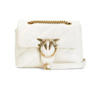 Pinko Love Puff Mini Borsa a spalla beige, pelle di pecora, donna